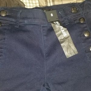 EXPRESS Mid Rise Bell Flare Jeans